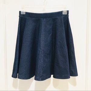 ⭐️ Topshop Navy Swing Mini Skirt US 4 Stretch Cotton